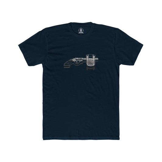 Revolver and whiskey T-shirt