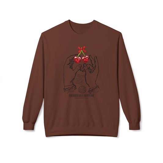 Cherries, certified fruit inspector - Sweatshirt