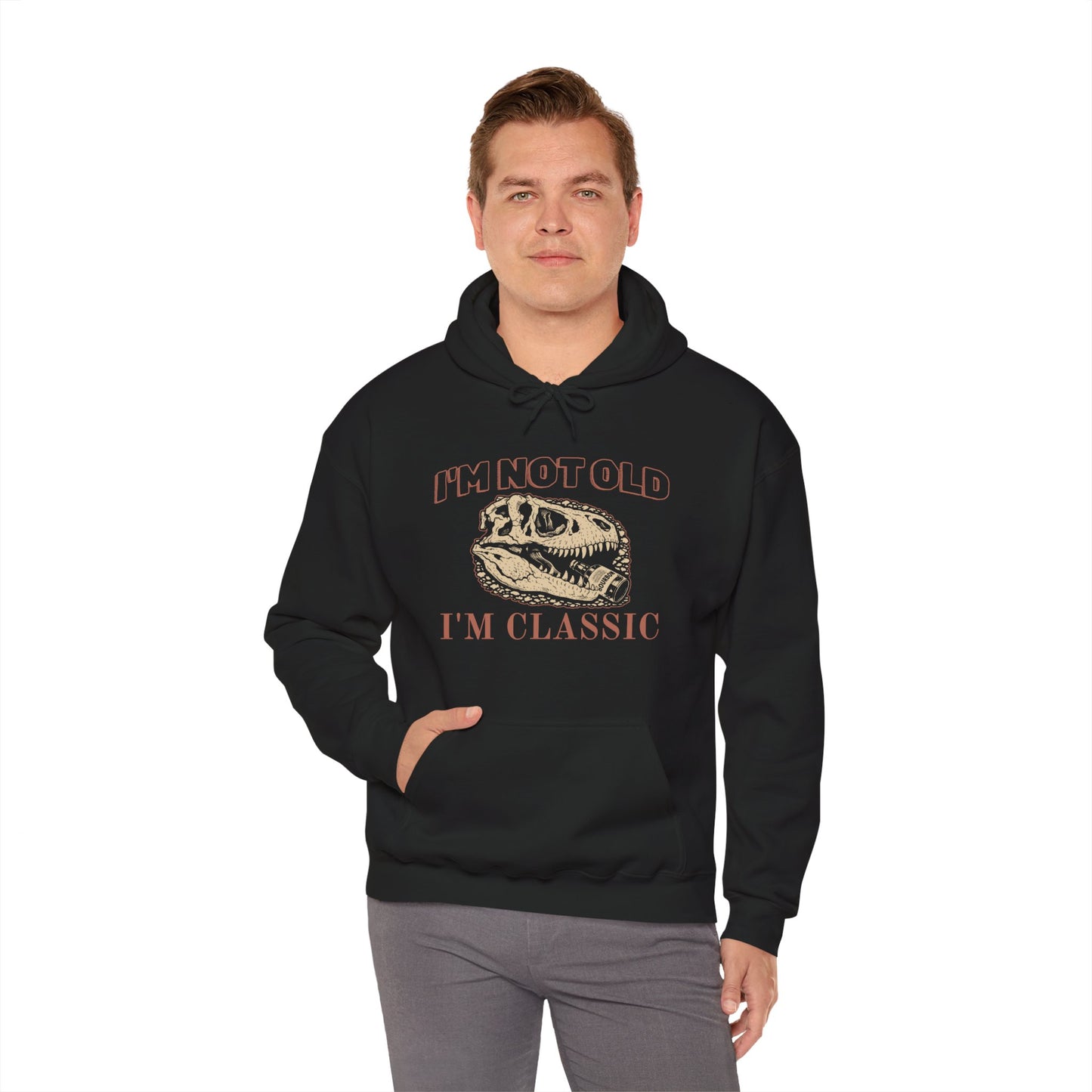 T-rex with bourbon Hoodie