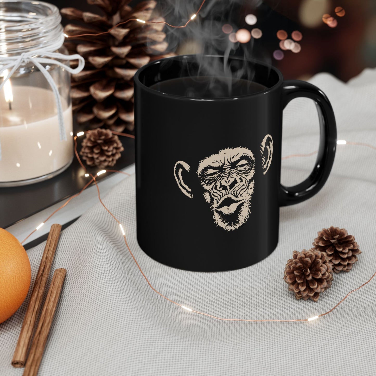 This chimp is unimpressed Mug