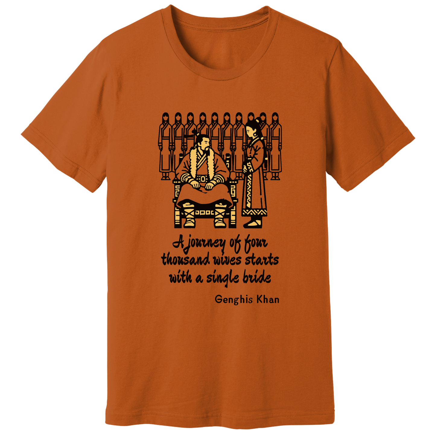 Genghis Khan quote T-shirt