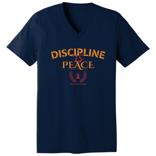 Discipline is peace V-neck T-shirt
