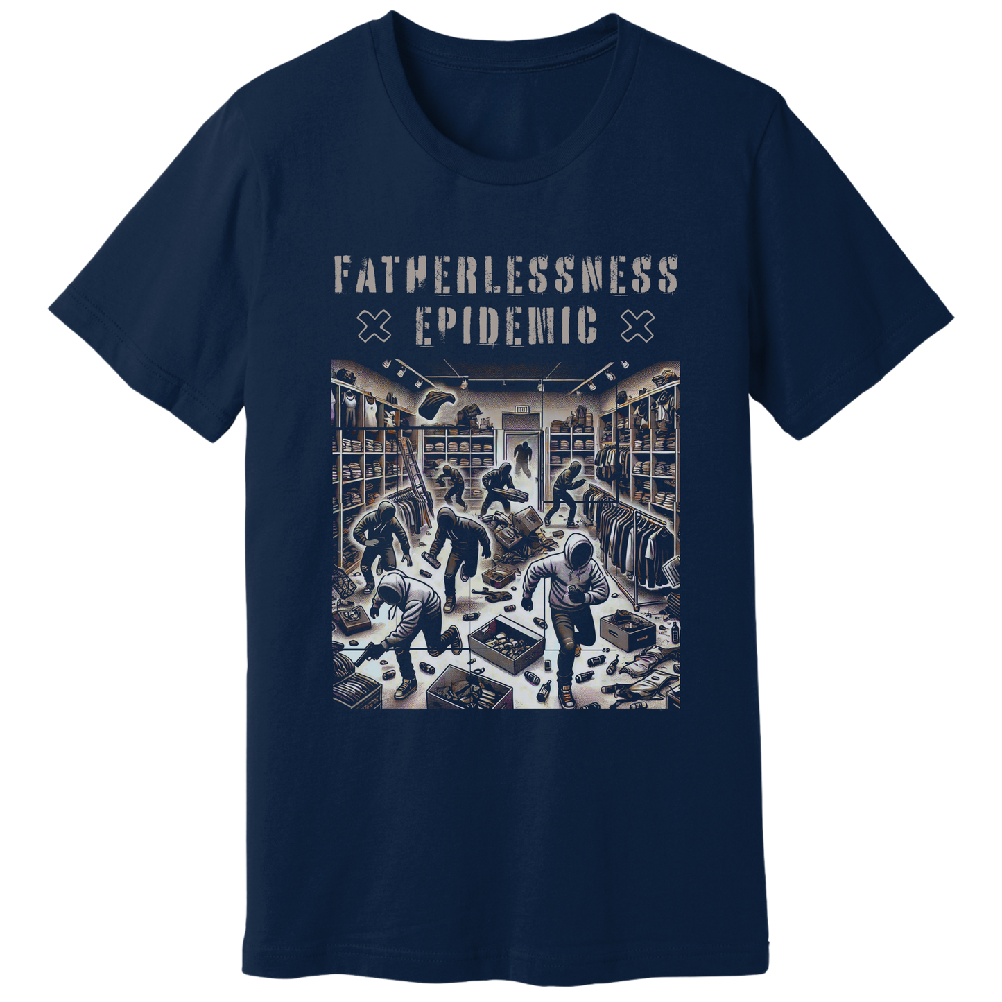 Fatherlessness epidemic T-shirt