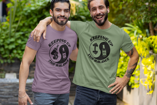 Ying yang, boxing and whiskey - T-shirt