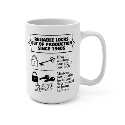 One key to one lock Mug