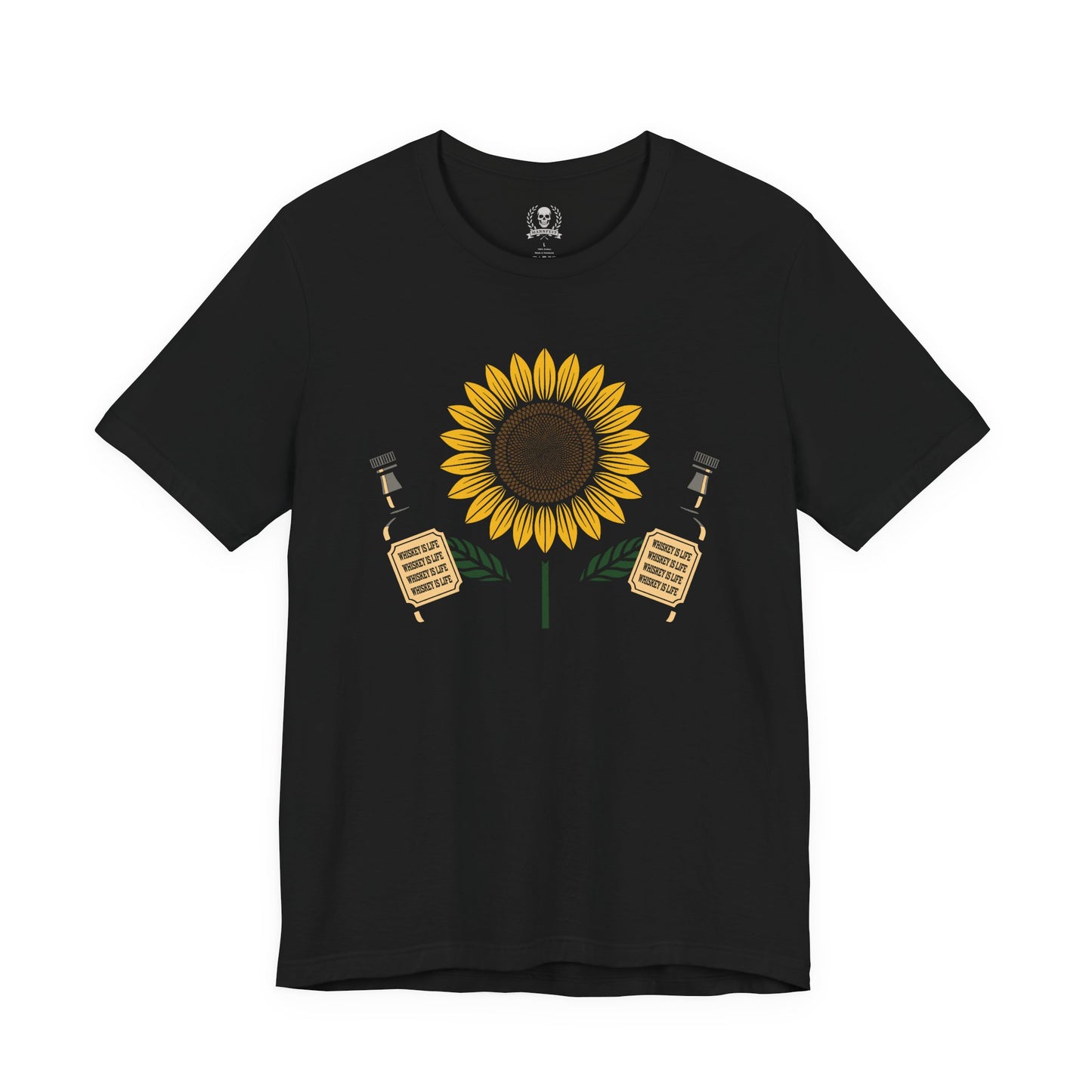 Sunflower holding whiskey T-shirt