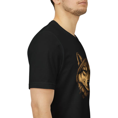 Sly smirking wolf T-shirt