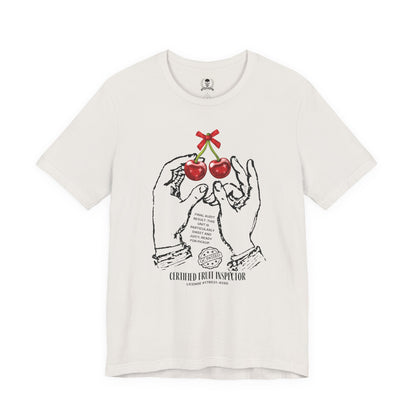 Cherries, certified fruit inspector - T-shirt