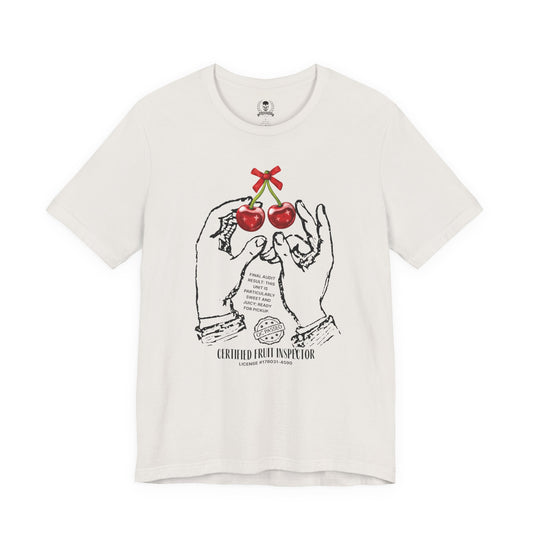 Cherries, certified fruit inspector - T-shirt