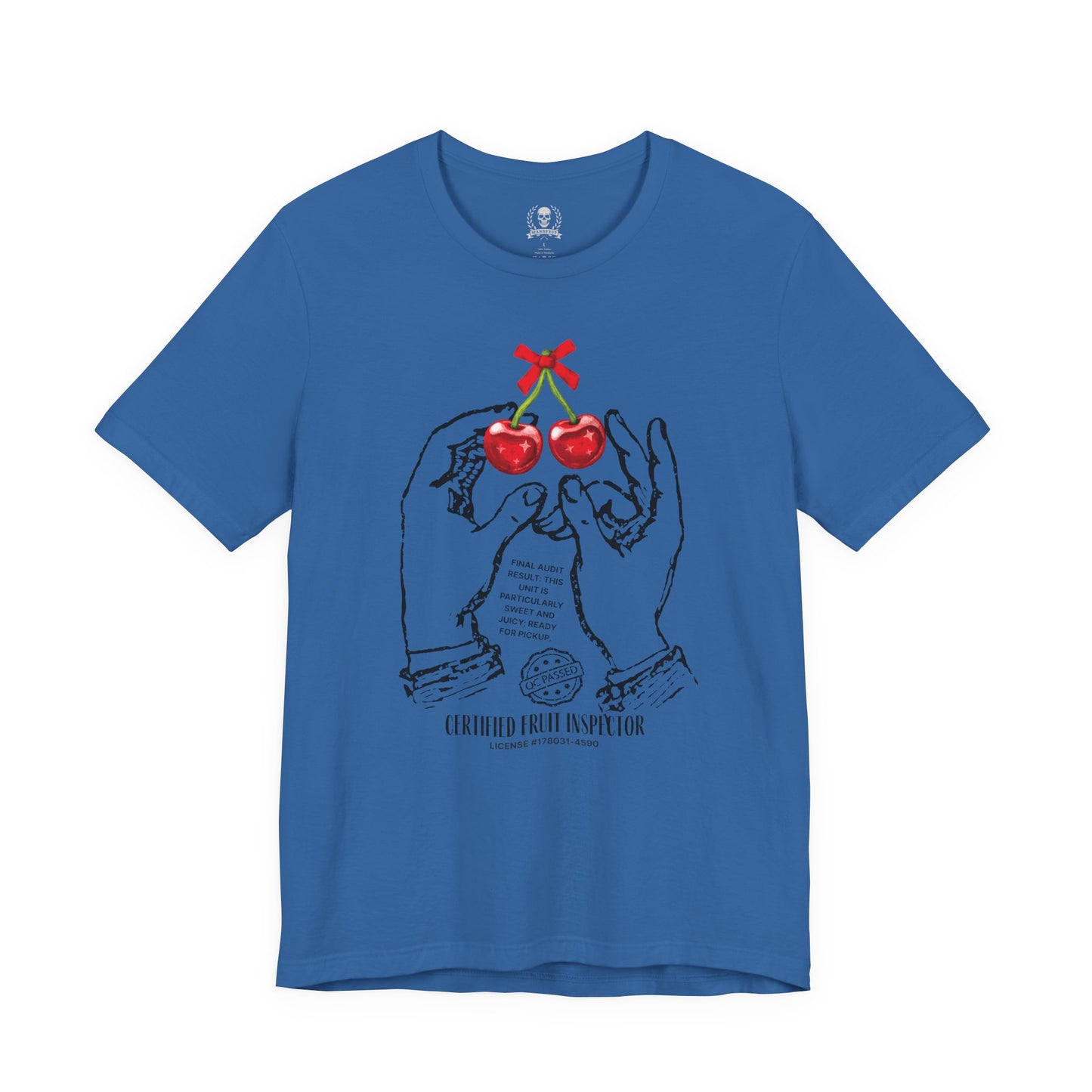 Cherries, certified fruit inspector - T-shirt