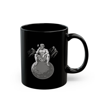 Sisyphus having a cigarette break Mug