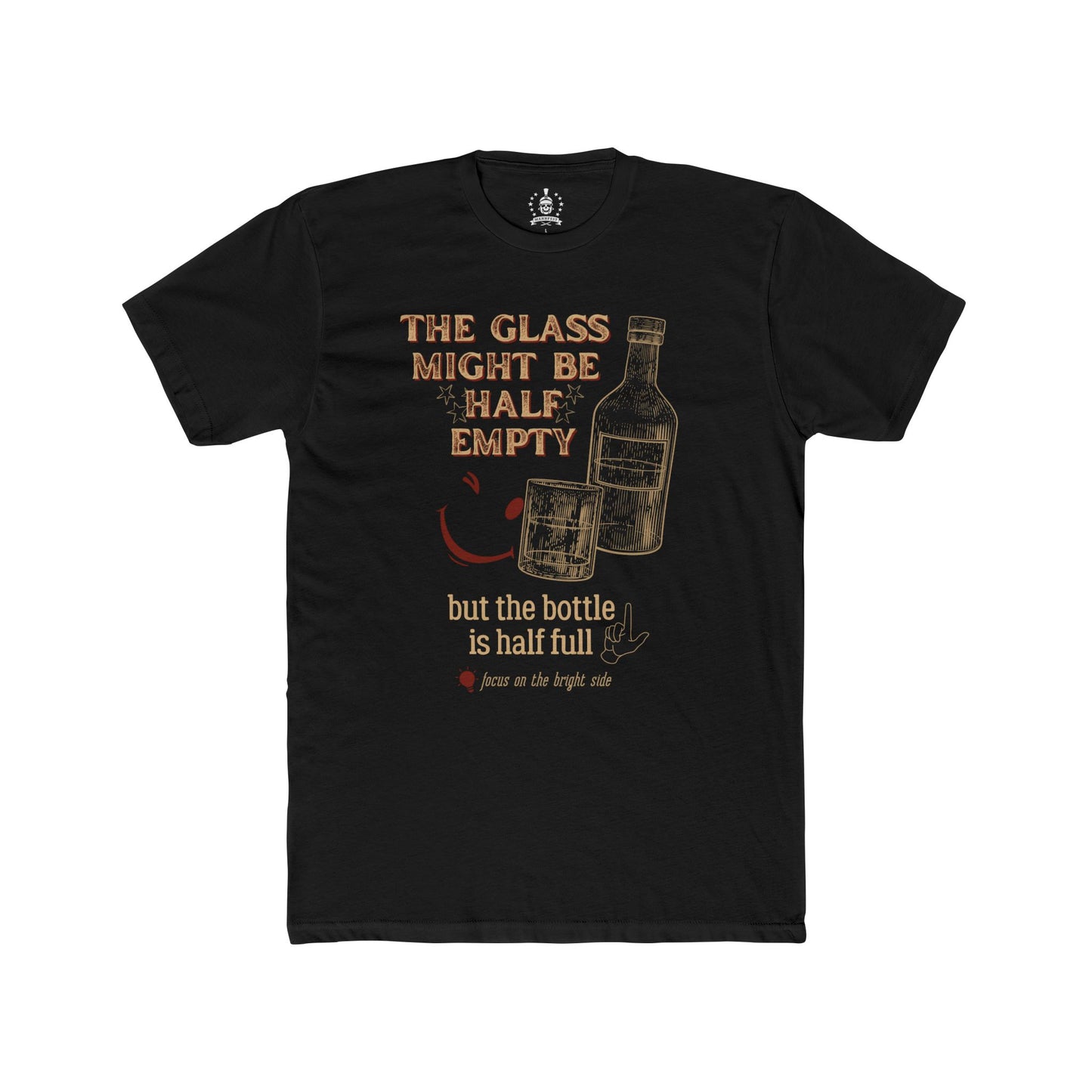 The bottle is half full T-shirt
