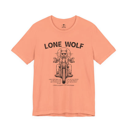 Lone Wolf, Schopenhauer quote - T-shirt