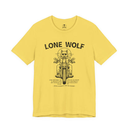 Lone Wolf, Schopenhauer quote - T-shirt
