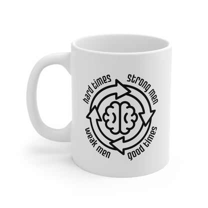 Strong men weak men cycle - Mug