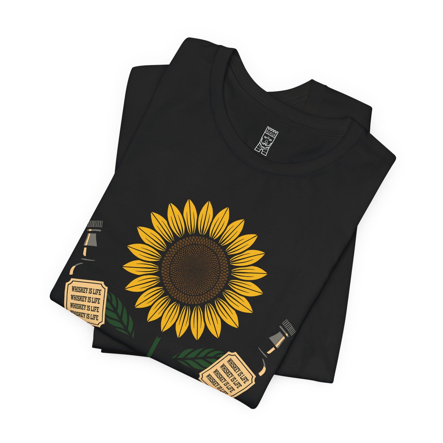 Sunflower holding whiskey T-shirt