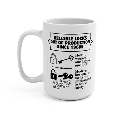One key to one lock Mug