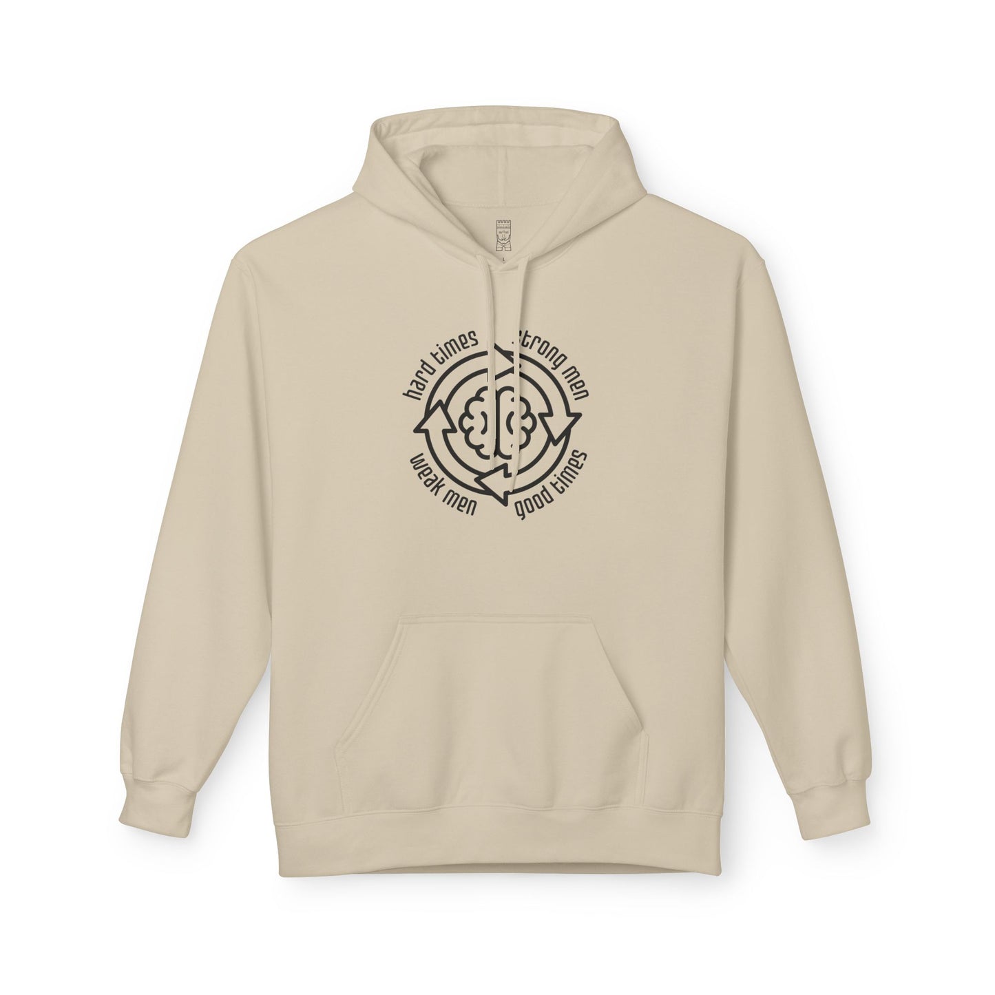 Strong men weak men cycle Hoodie