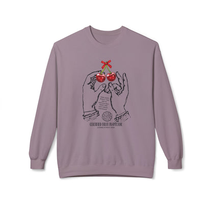 Cherries, certified fruit inspector - Sweatshirt