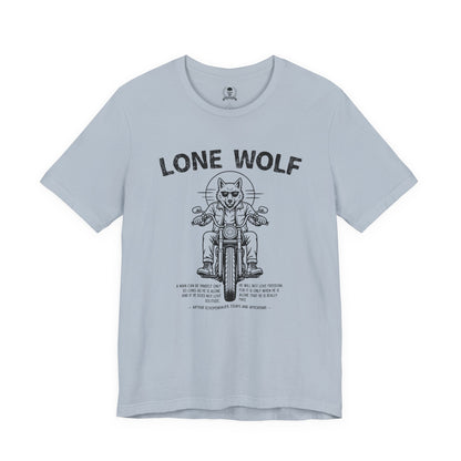 Lone Wolf, Schopenhauer quote - T-shirt