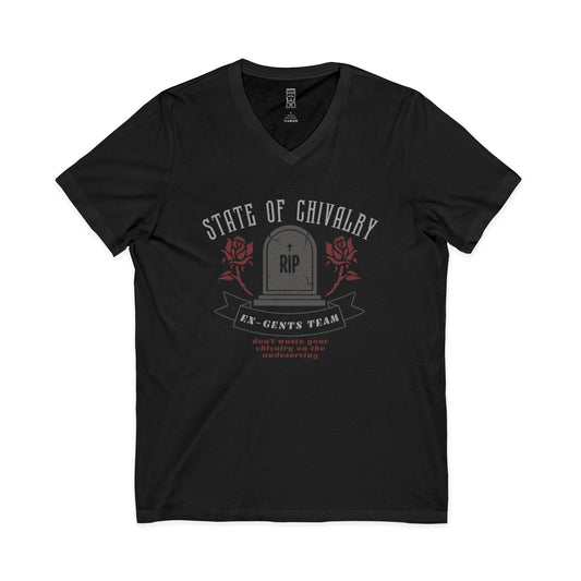 State of chivalry V-neck T-shirt