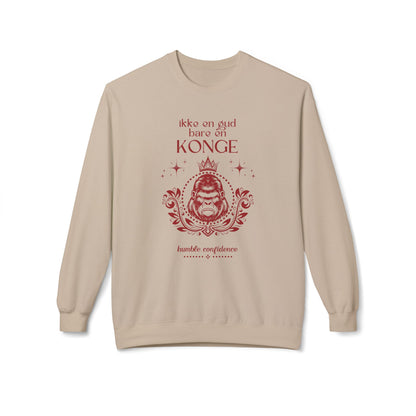 Not God just a King, in Norwegian - Sweatshirt