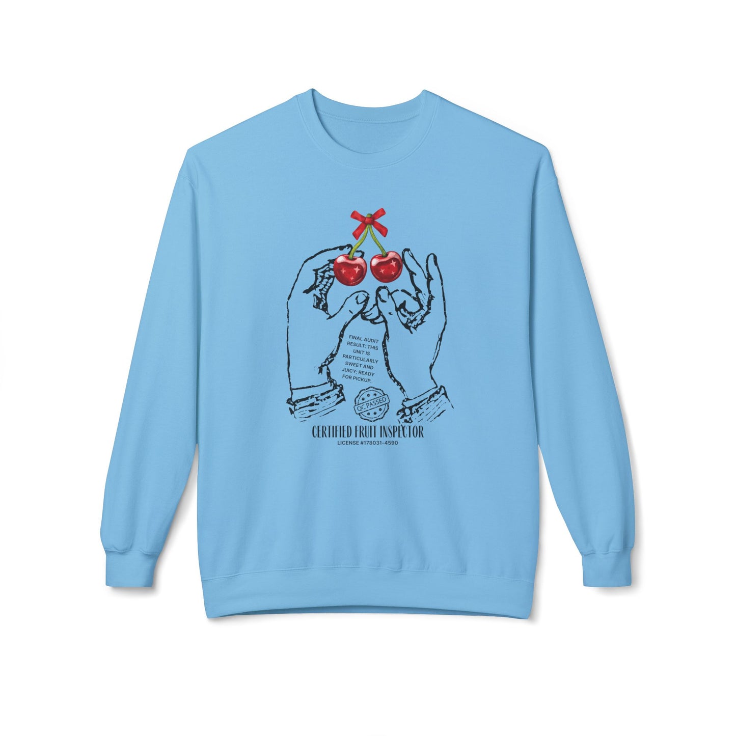 Cherries, certified fruit inspector - Sweatshirt
