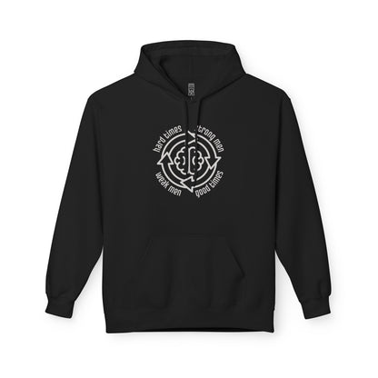 Strong men weak men cycle Hoodie