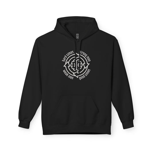 Strong men weak men cycle Hoodie