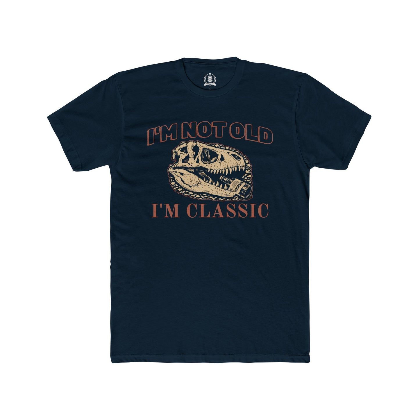 T-rex with bourbon T-shirt