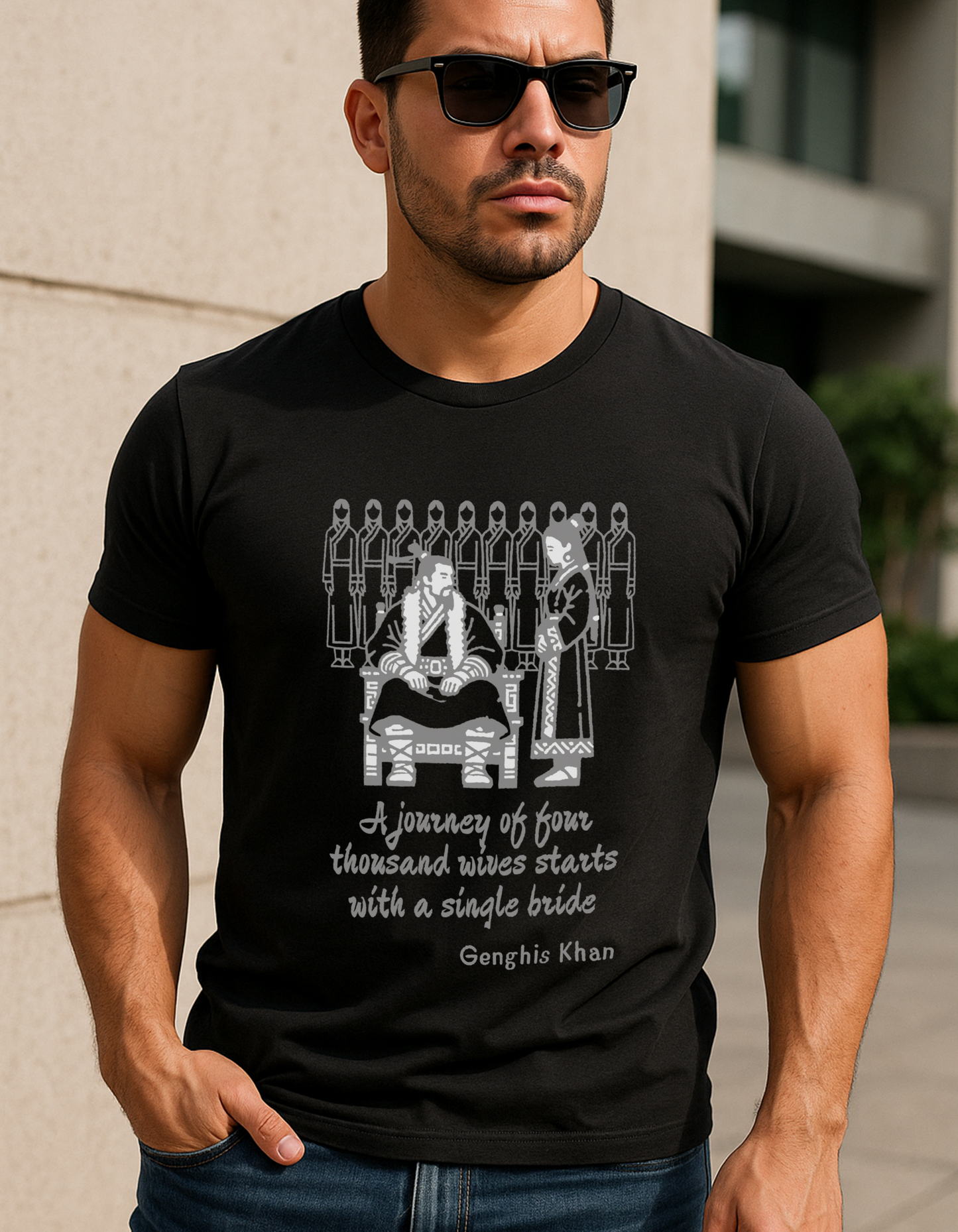 Genghis Khan quote T-shirt