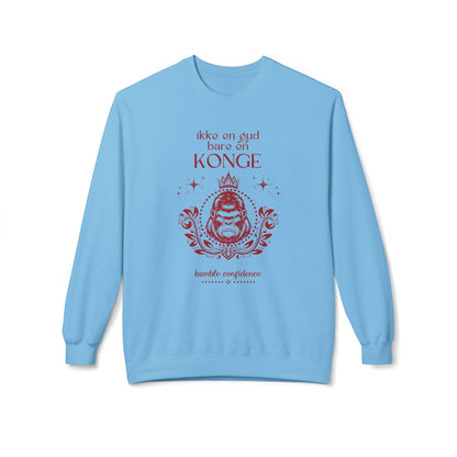 Not God just a King, in Norwegian - Sweatshirt