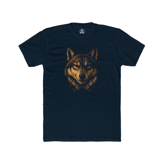 Sly smirking wolf T-shirt