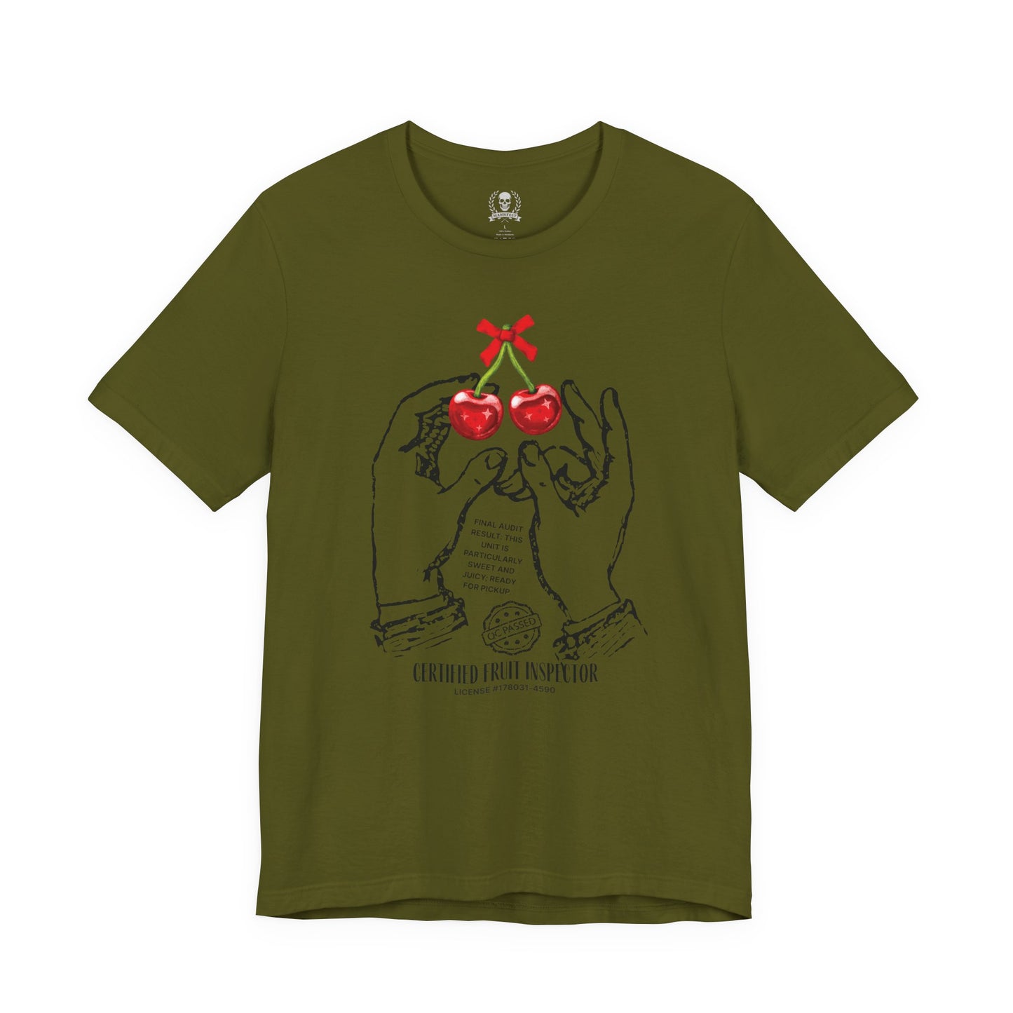 Cherries, certified fruit inspector - T-shirt