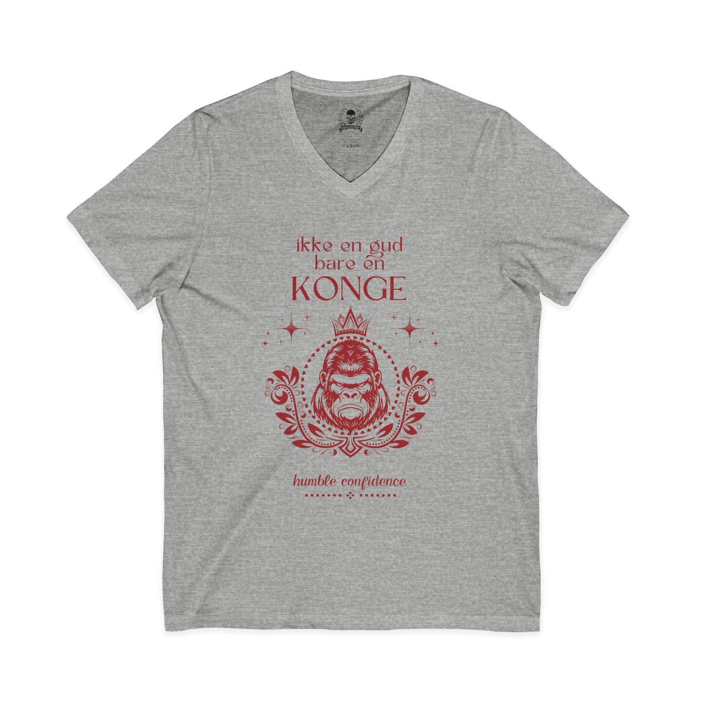 Not God just a King, in Norwegian - V-neck T-shirt