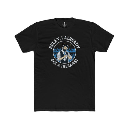 Relax, I already got a therapist, blue - T-shirt