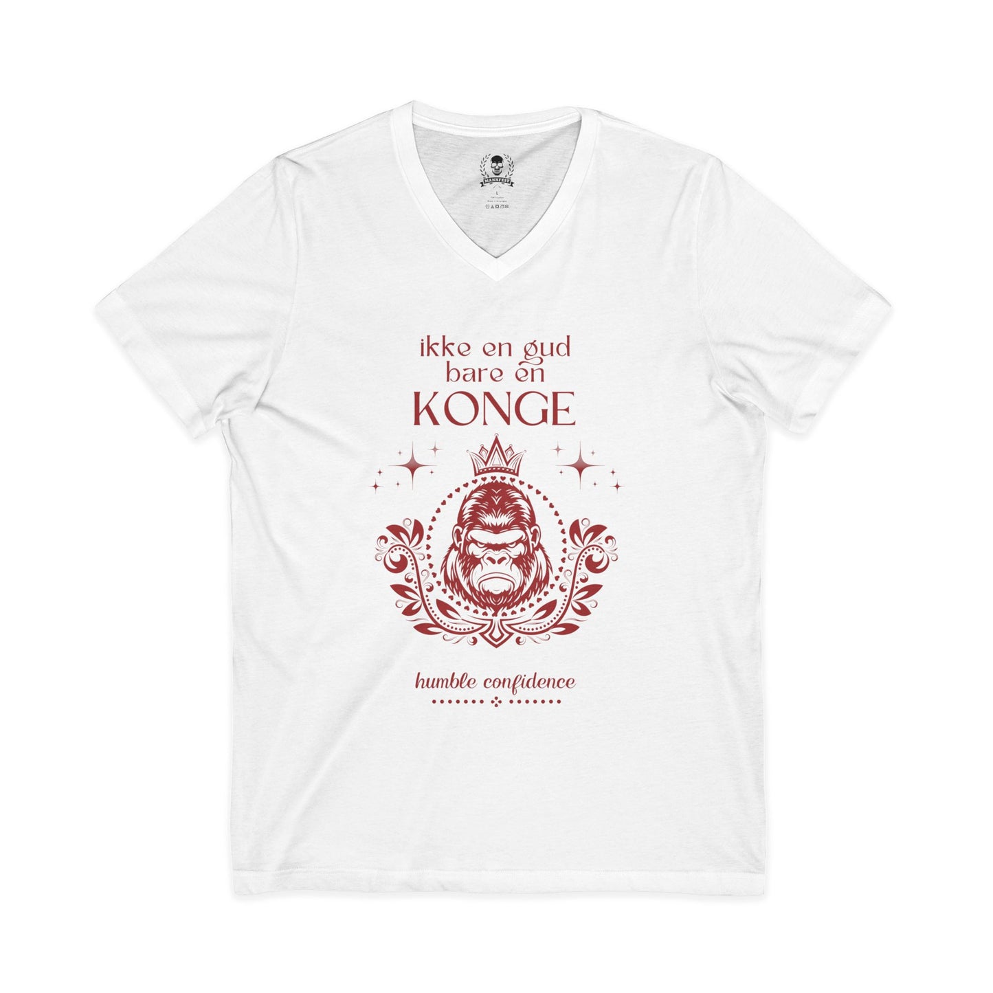 Not God just a King, in Norwegian - V-neck T-shirt