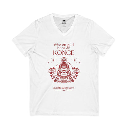 Not God just a King, in Norwegian - V-neck T-shirt