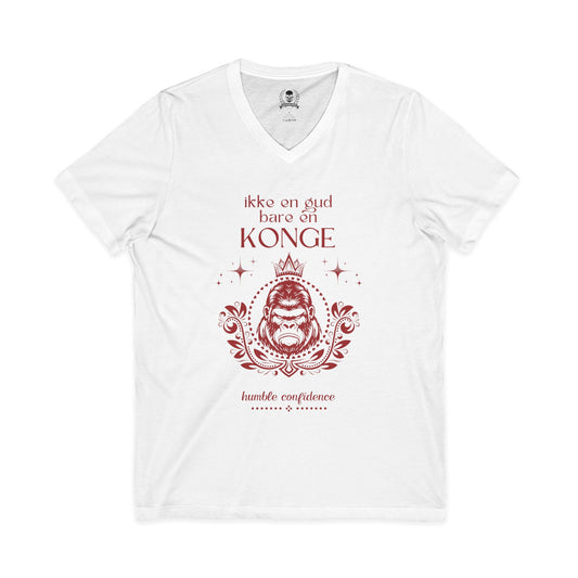 Not God just a King, in Norwegian - V-neck T-shirt