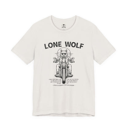 Lone Wolf, Schopenhauer quote - T-shirt