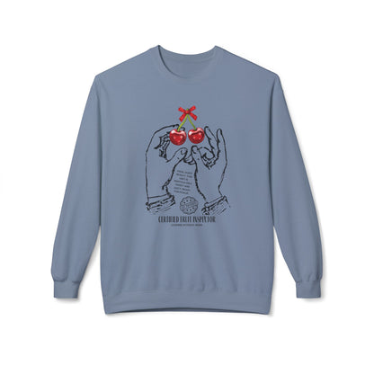 Cherries, certified fruit inspector - Sweatshirt