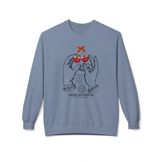 Cherries, certified fruit inspector - Sweatshirt