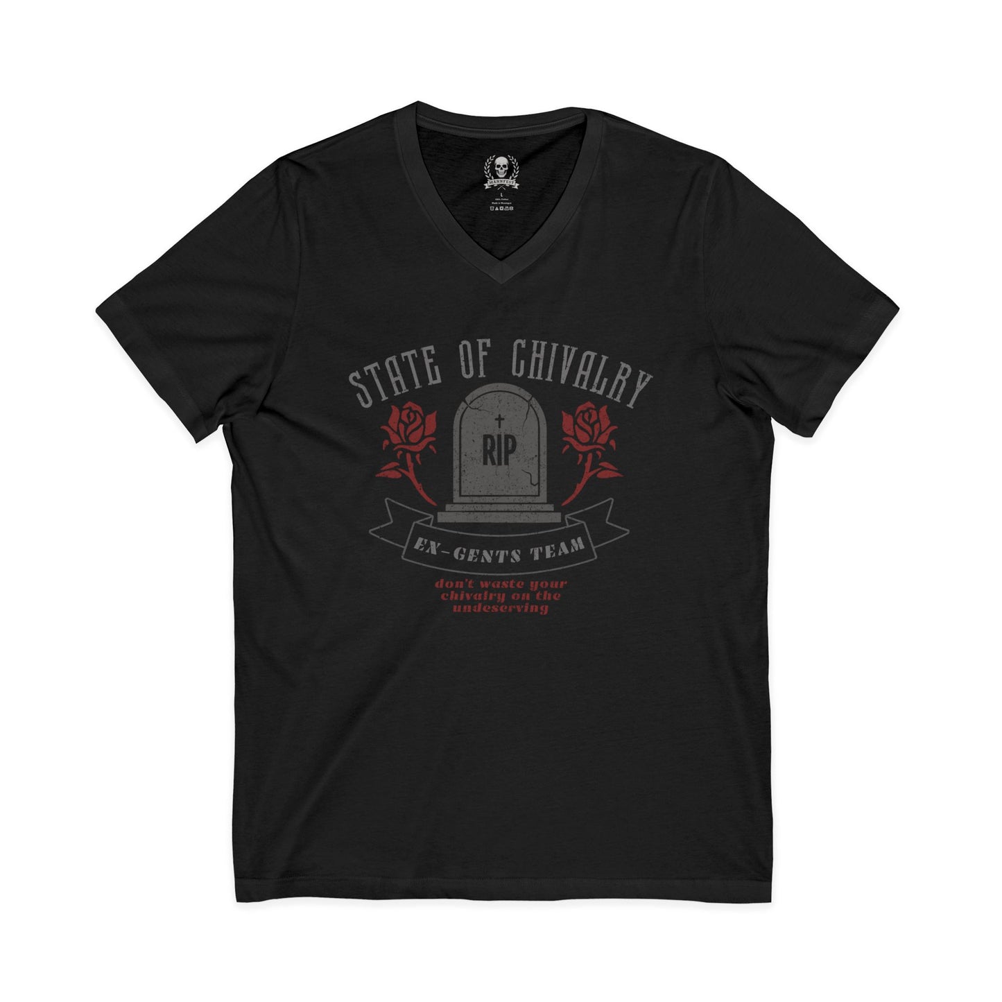 State of chivalry V-neck T-shirt