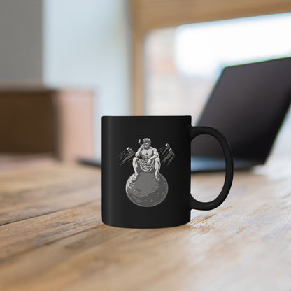 Sisyphus having a cigarette break Mug