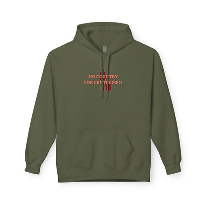 No country for gentle men Hoodie