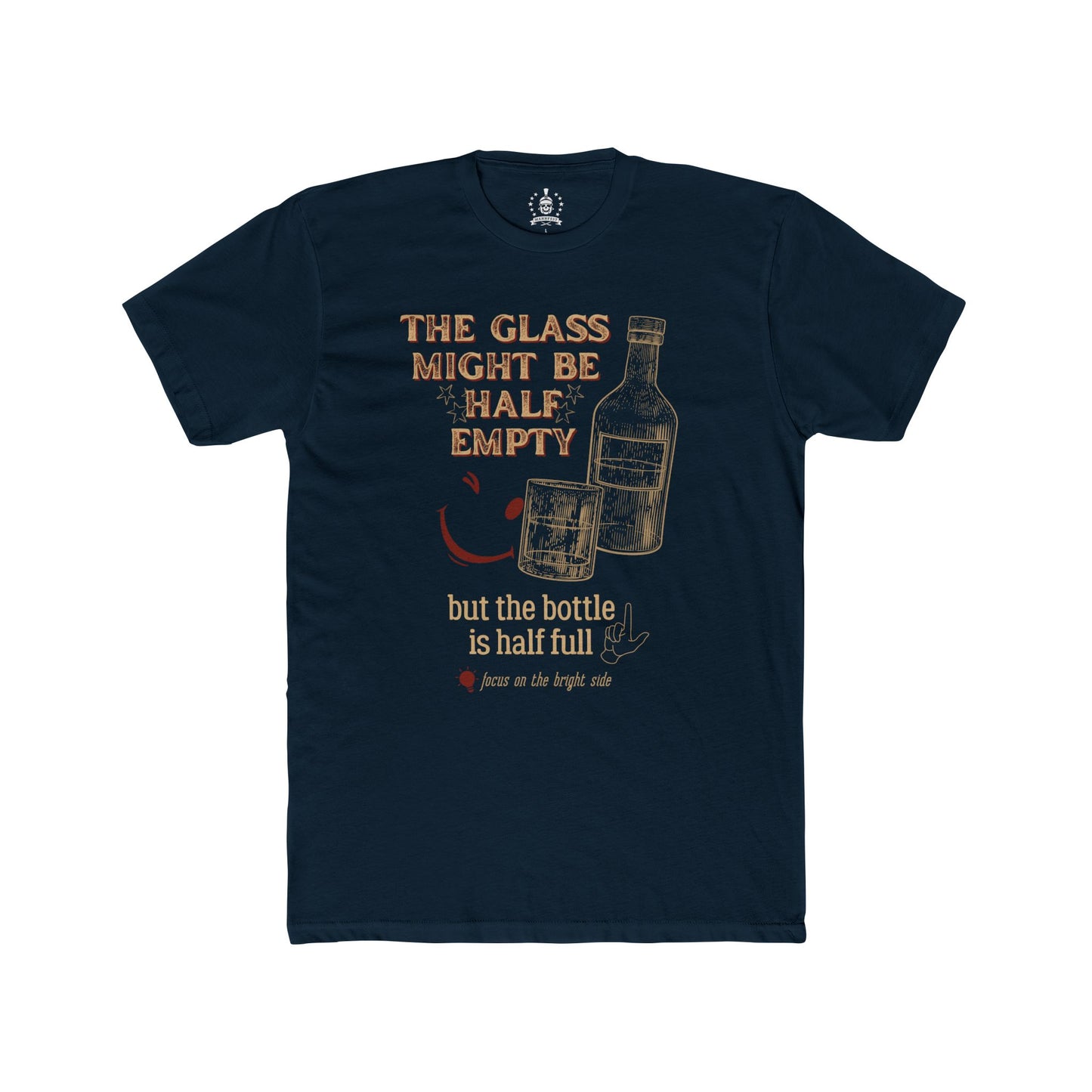 The bottle is half full T-shirt