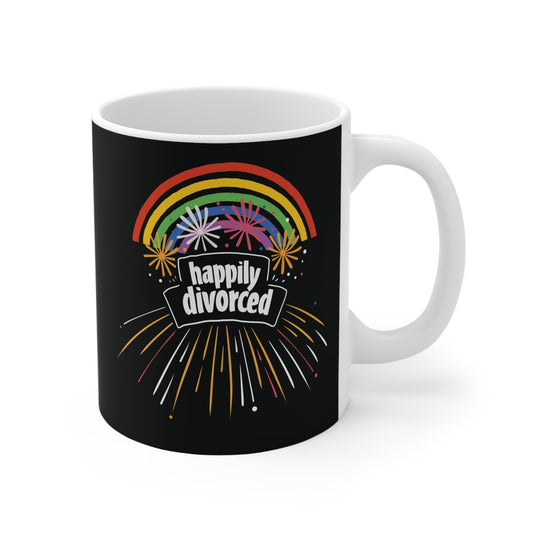 Happily divorced mug