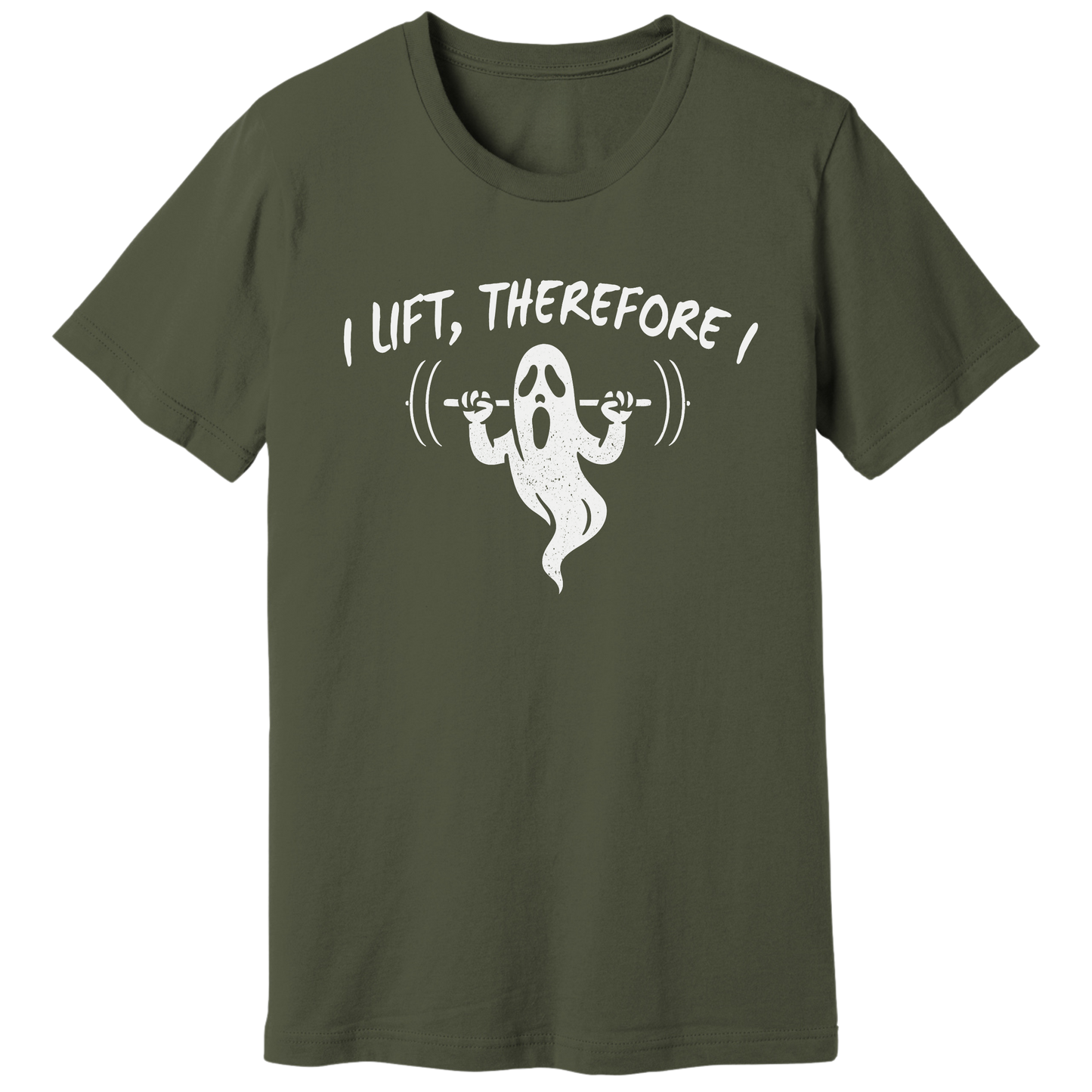 I lift, therefore I ghost - T-shirt