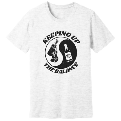 Ying yang, boxing and whiskey - T-shirt