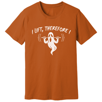 I lift, therefore I ghost - T-shirt